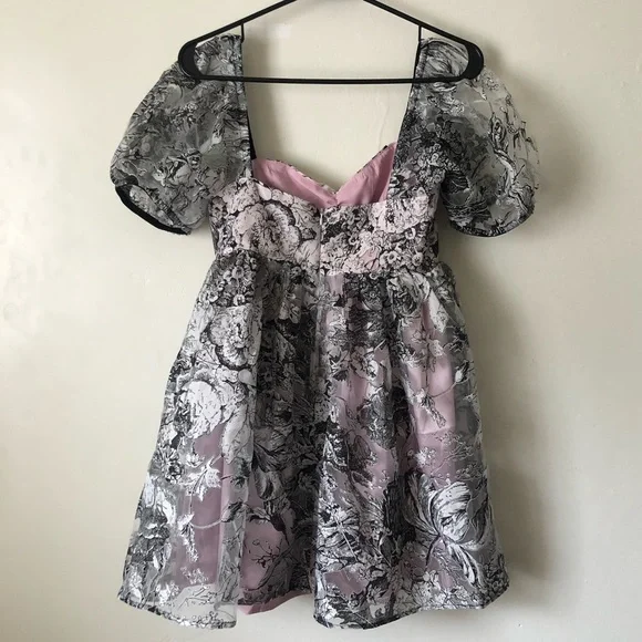 NWT Sugar Thrillz Floral Babydoll Dress - Picture 5 of 7